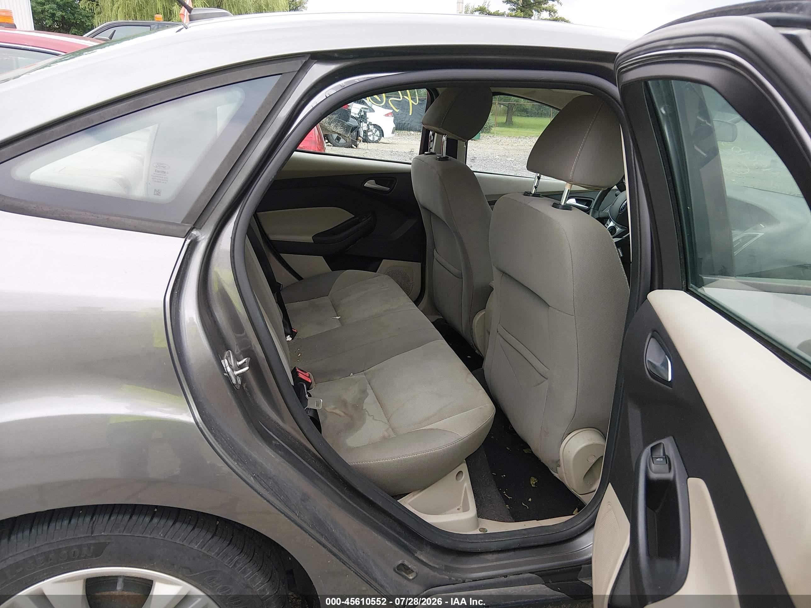 2013 Ford Focus Se Pewter vin: 1FADP3F27DL253415