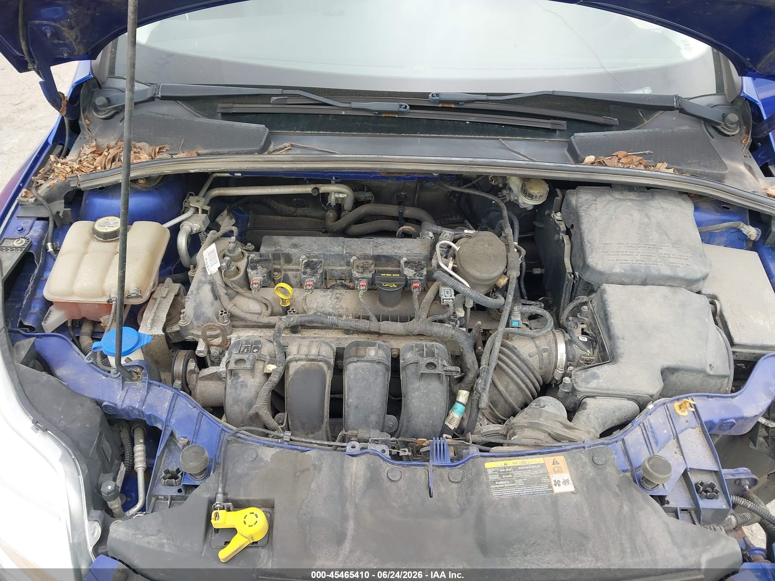 2013 Ford Focus Se Blue vin: 1FADP3F27DL255102