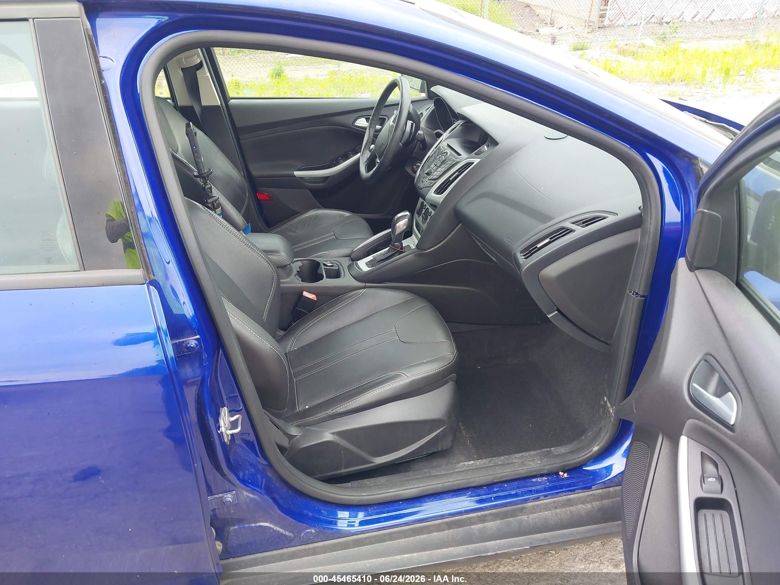 2013 Ford Focus Se Blue vin: 1FADP3F27DL255102
