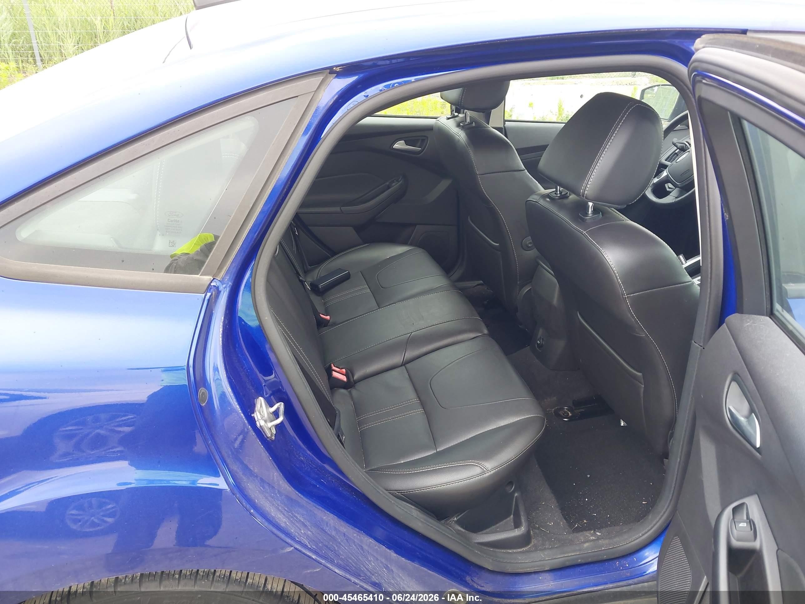 2013 Ford Focus Se Blue vin: 1FADP3F27DL255102