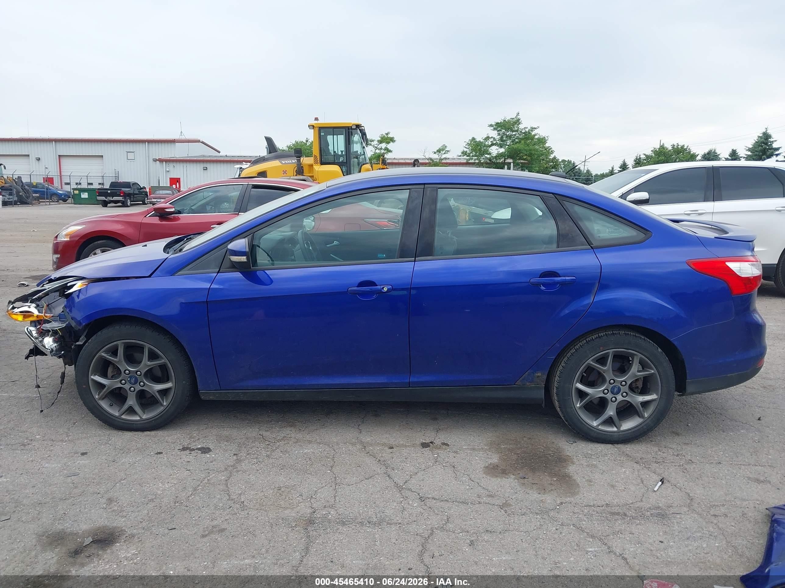 2013 Ford Focus Se Blue vin: 1FADP3F27DL255102