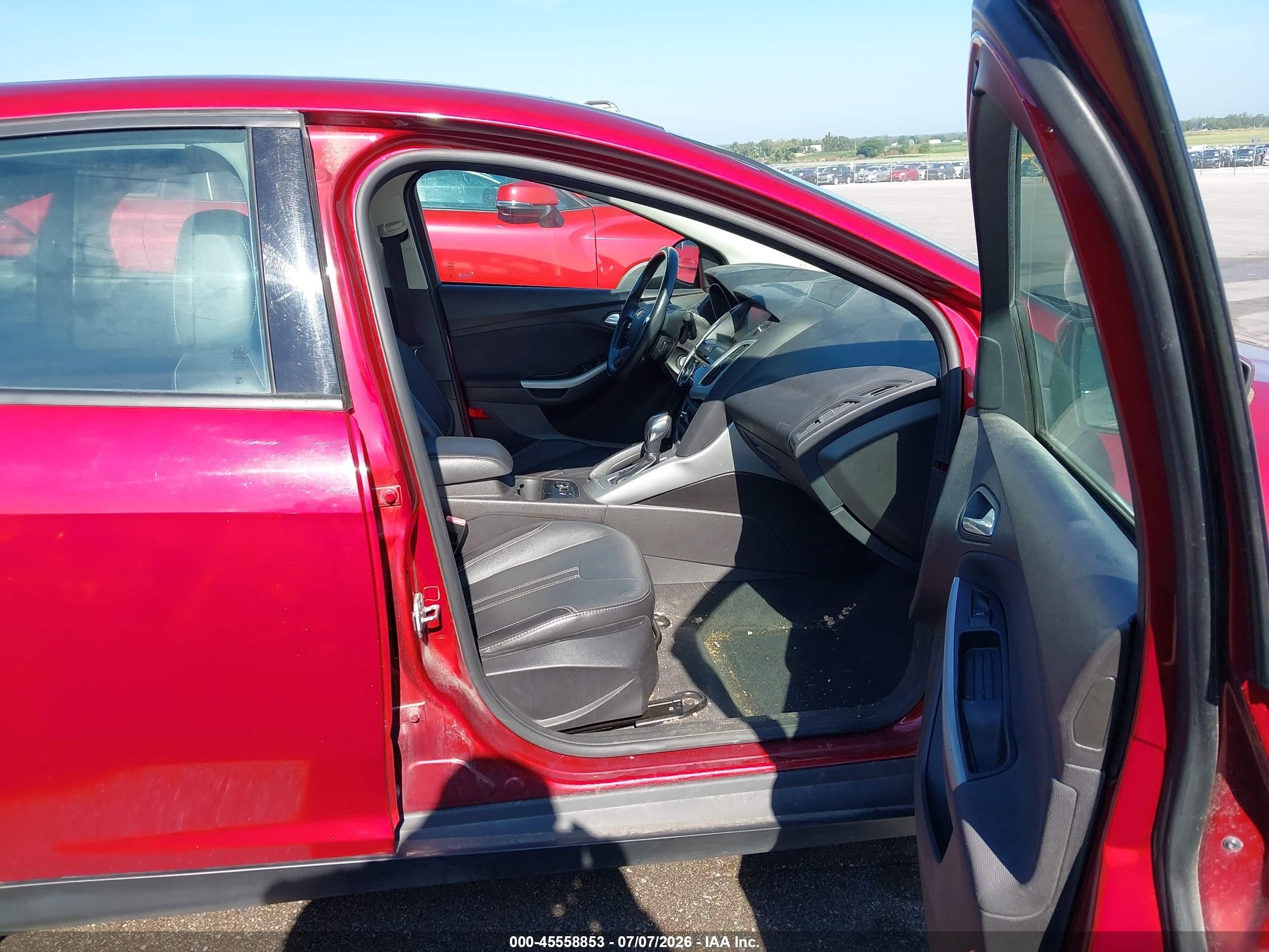 2013 Ford Focus Se Red vin: 1FADP3F27DL263913
