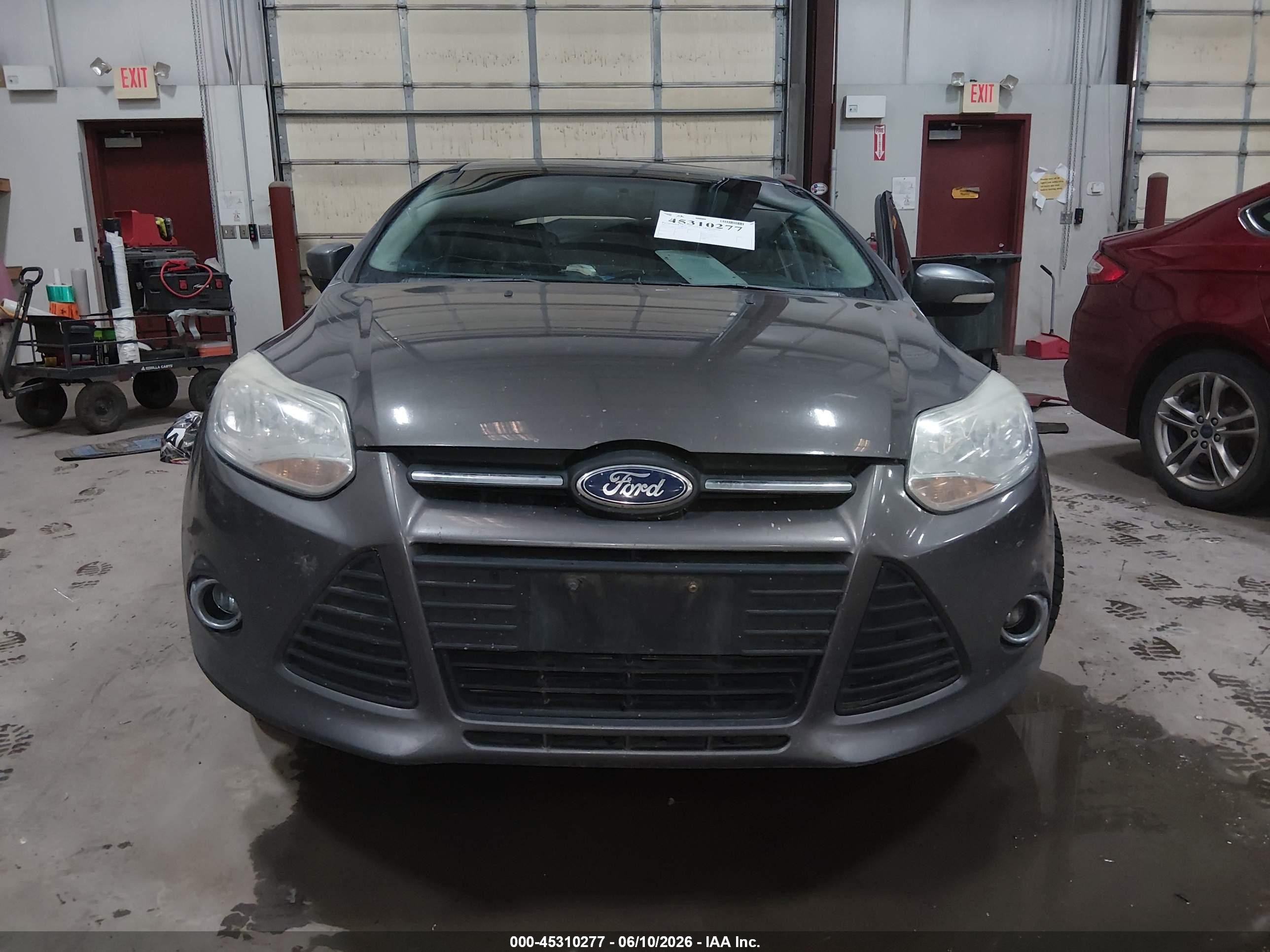 2013 Ford Focus Se Gray vin: 1FADP3F27DL266374