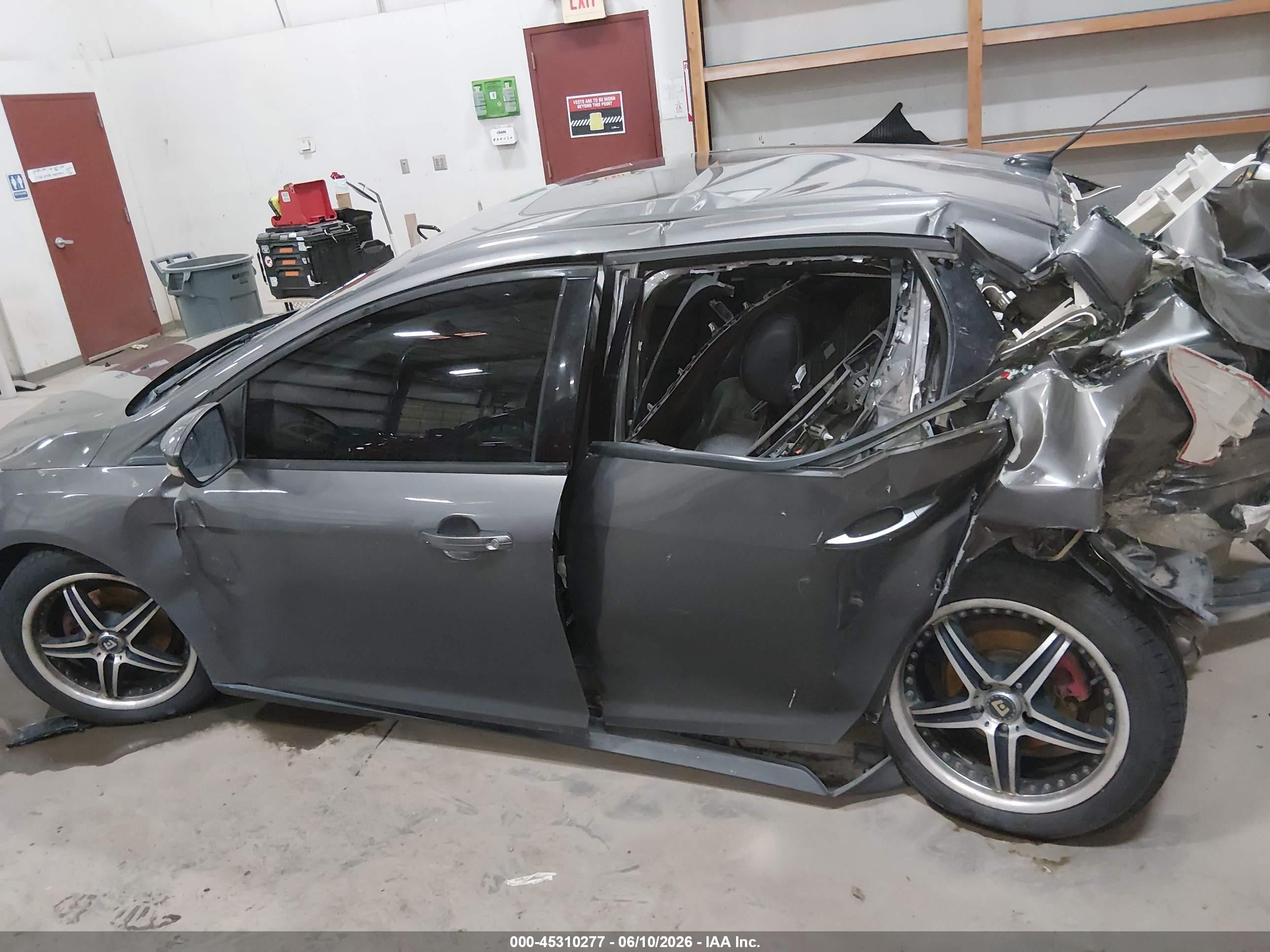 2013 Ford Focus Se Gray vin: 1FADP3F27DL266374