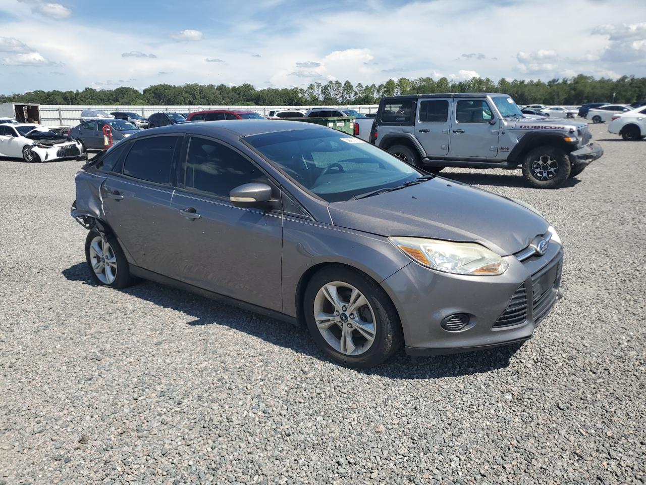 2013 Ford Focus Se Gray vin: 1FADP3F27DL270618