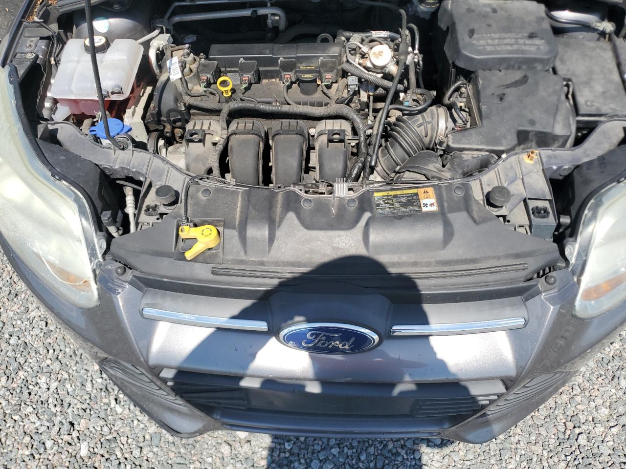 2013 Ford Focus Se Gray vin: 1FADP3F27DL270618