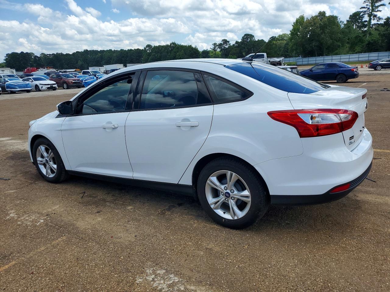 2013 Ford Focus Se White vin: 1FADP3F27DL289766