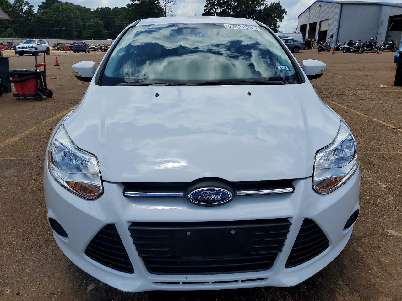 2013 Ford Focus Se White vin: 1FADP3F27DL289766