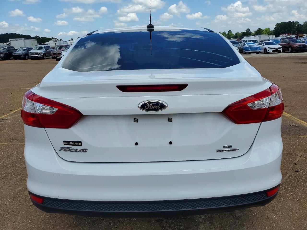 2013 Ford Focus Se White vin: 1FADP3F27DL289766