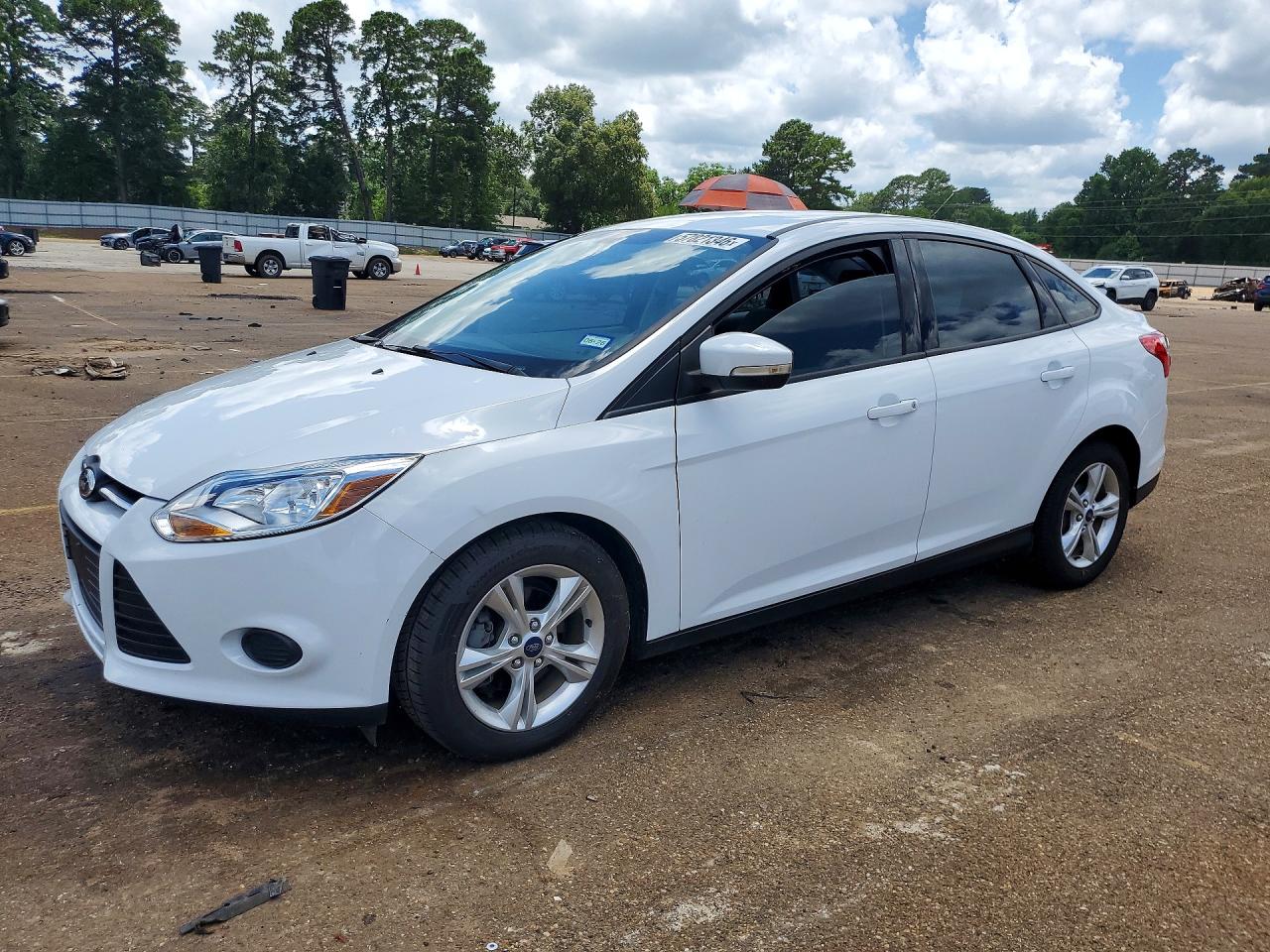 2013 Ford Focus Se White vin: 1FADP3F27DL289766