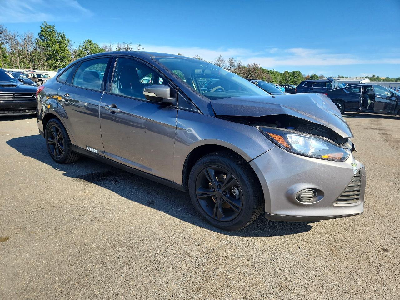 2013 Ford Focus Se Gray vin: 1FADP3F27DL294045
