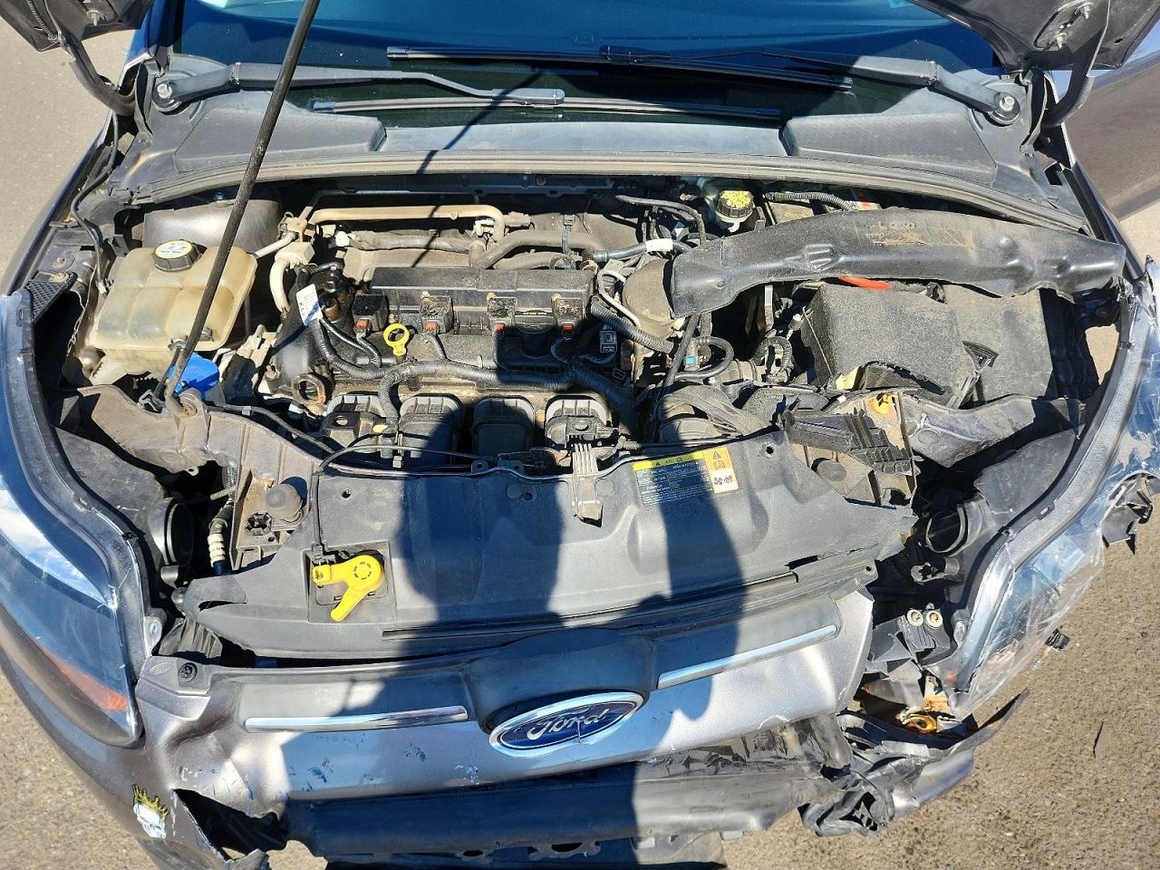 2013 Ford Focus Se Gray vin: 1FADP3F27DL294045