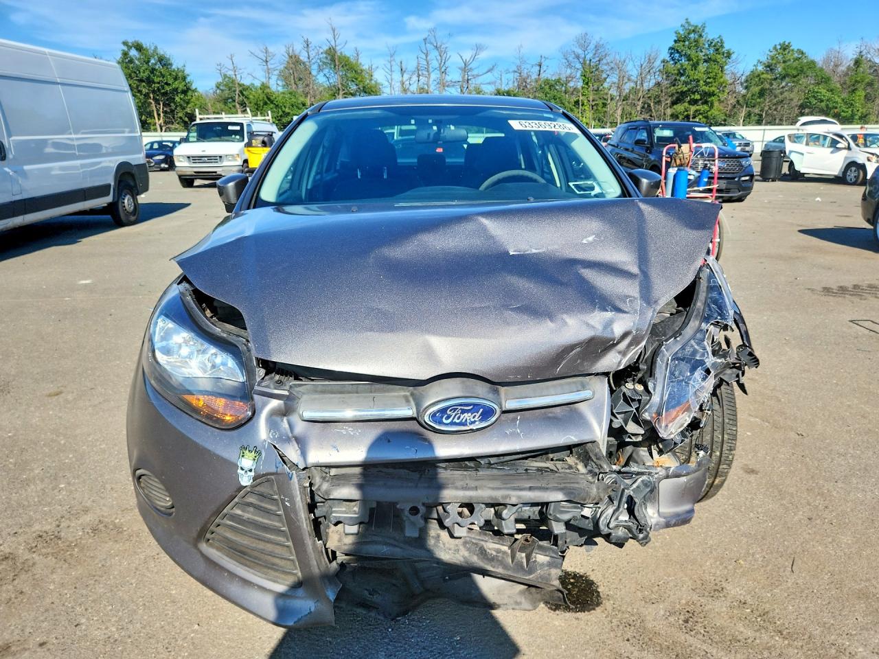 2013 Ford Focus Se Gray vin: 1FADP3F27DL294045