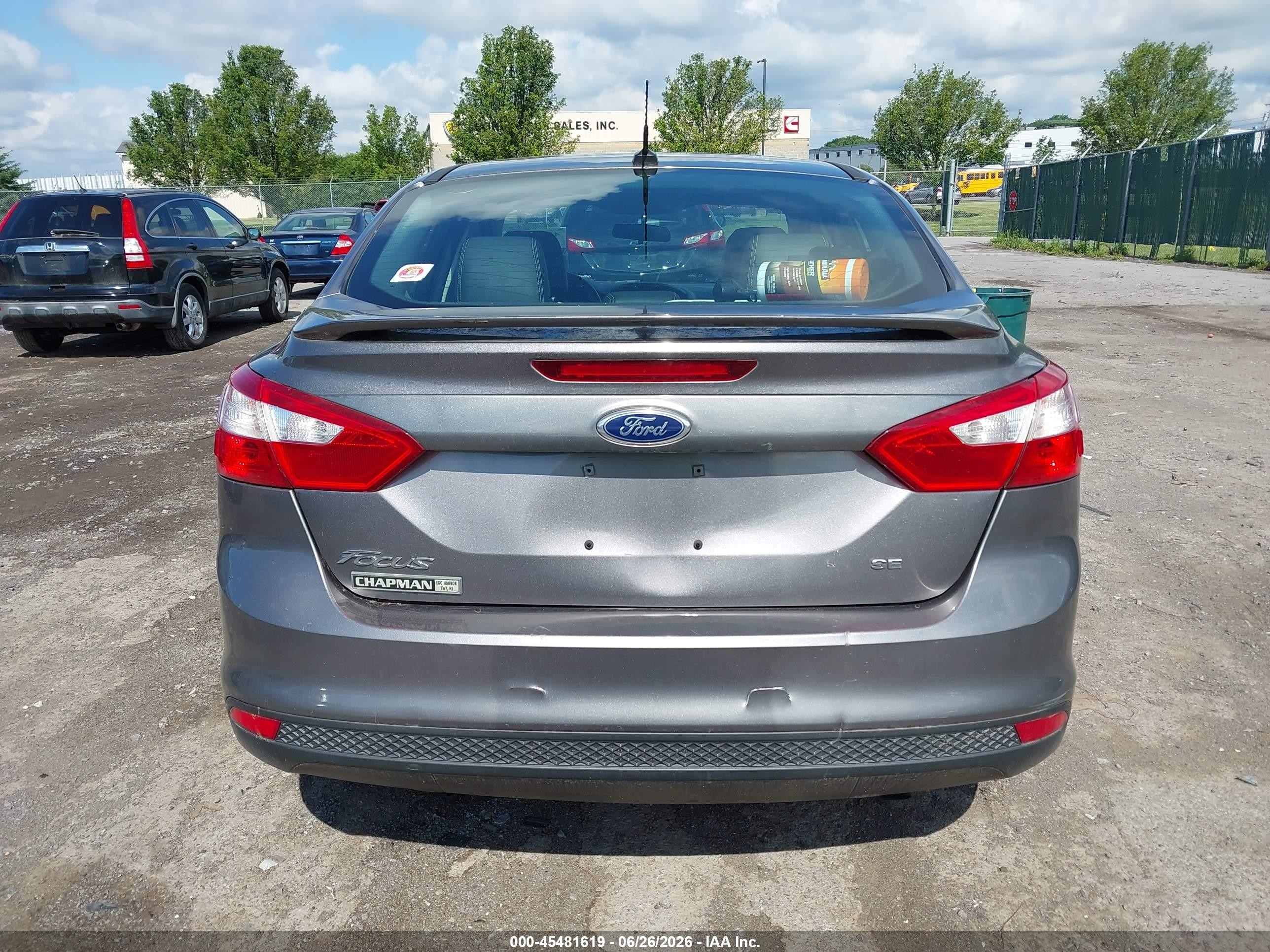 2013 Ford Focus Se Gray vin: 1FADP3F27DL294126