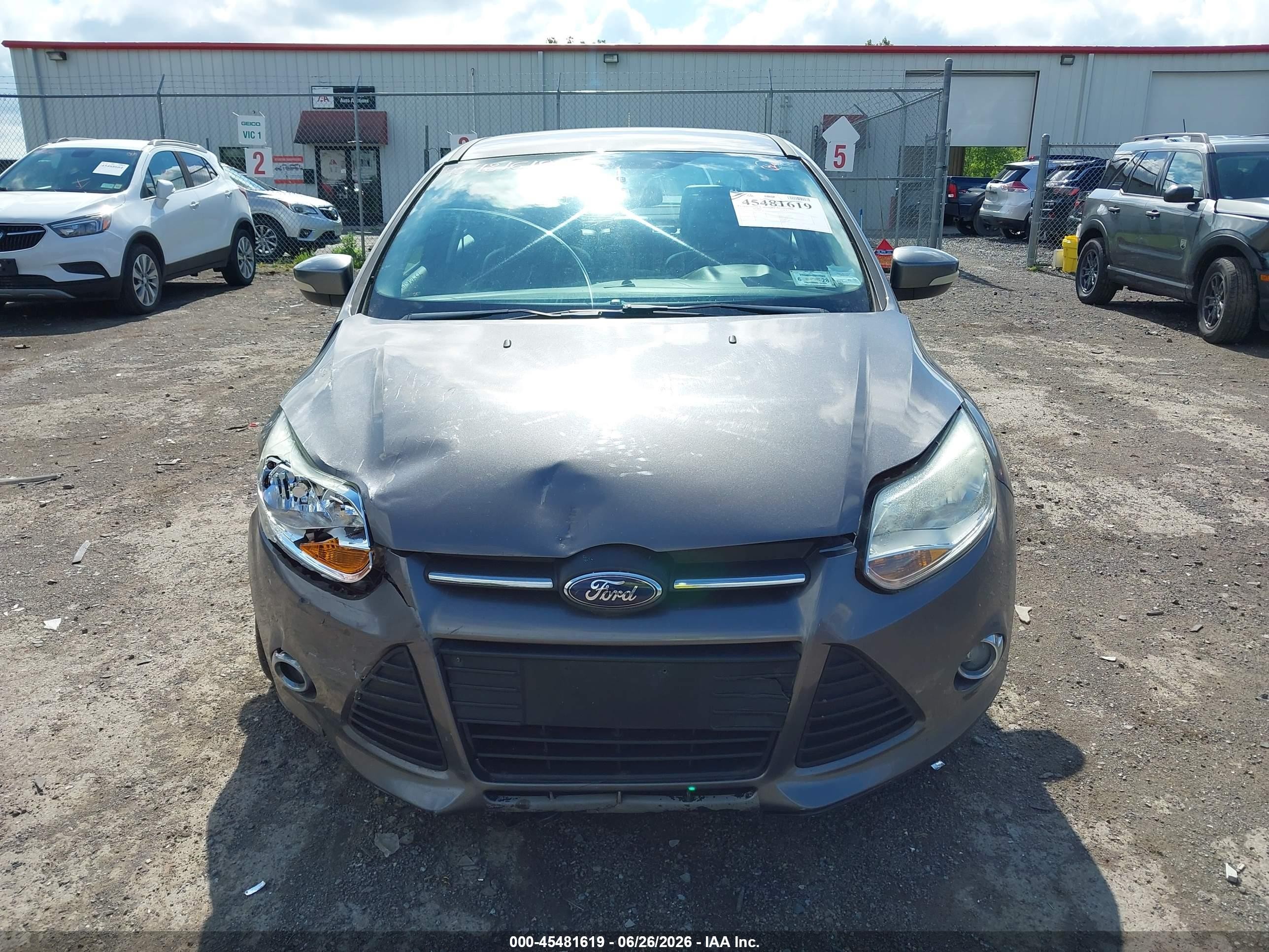2013 Ford Focus Se Gray vin: 1FADP3F27DL294126