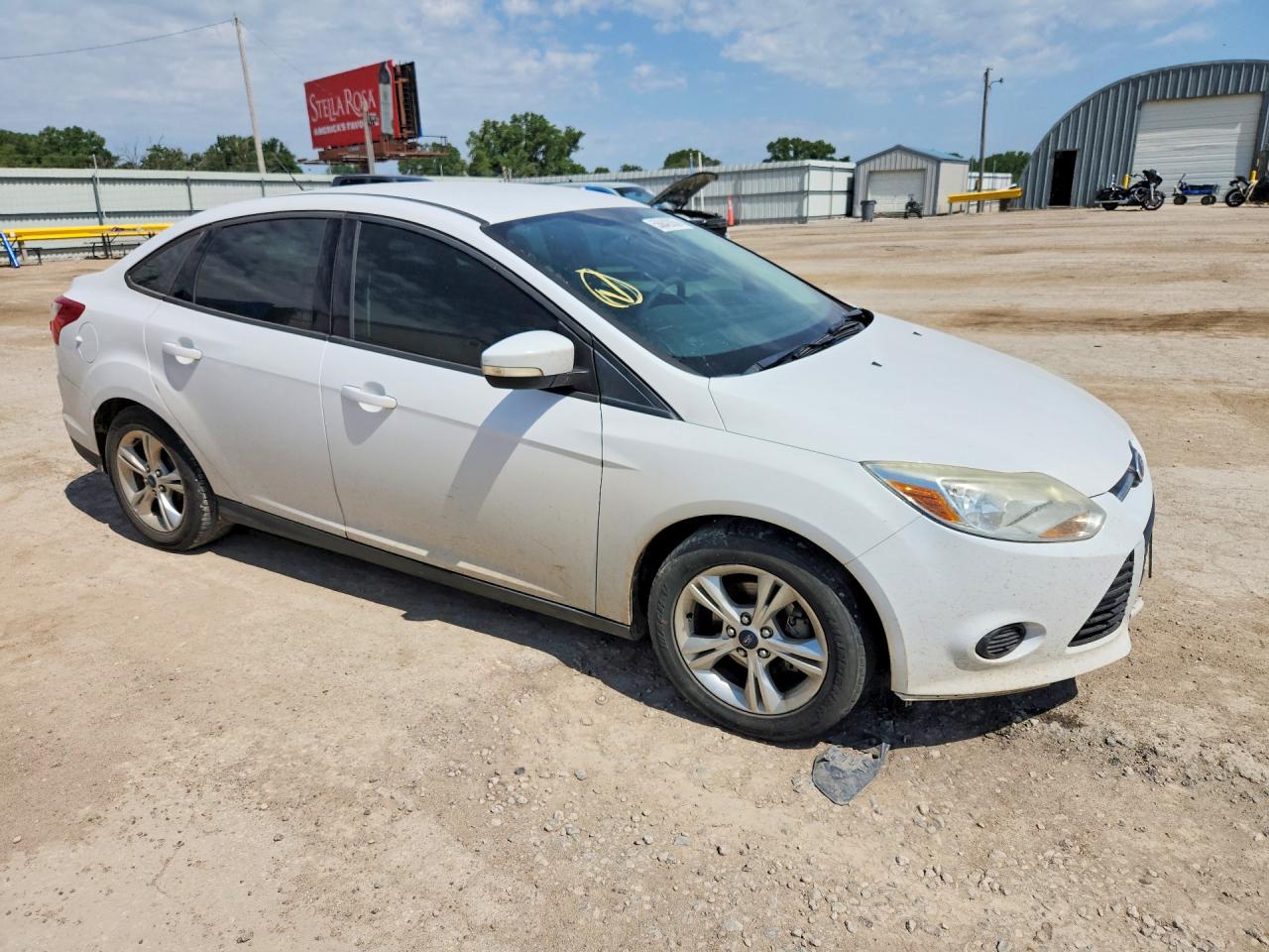 2013 Ford Focus Se White vin: 1FADP3F27DL301169