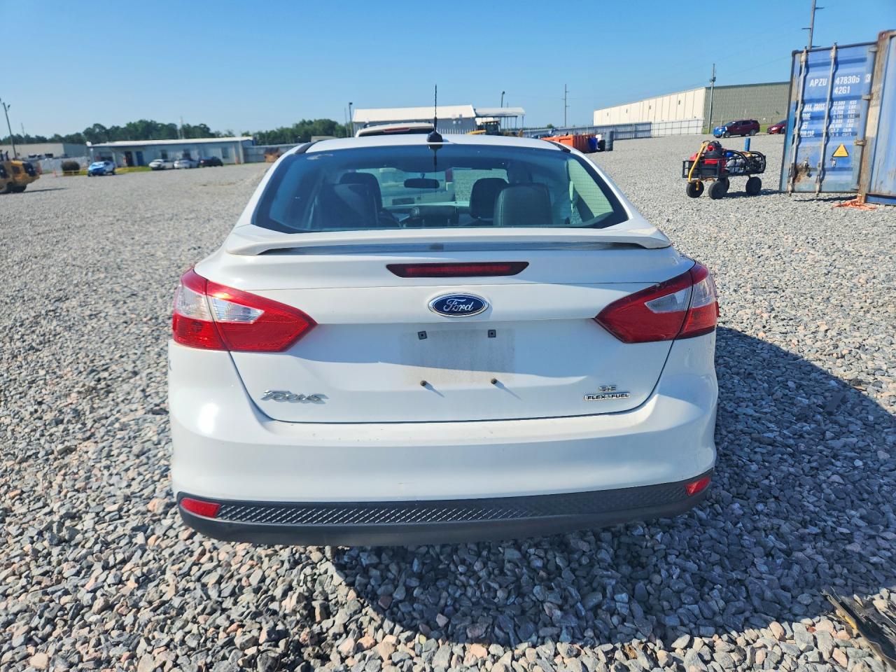 2013 Ford Focus Se White vin: 1FADP3F27DL302208