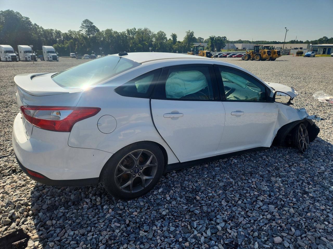 2013 Ford Focus Se White vin: 1FADP3F27DL302208