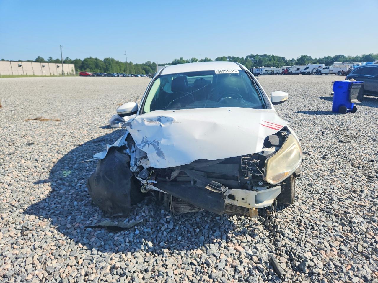 2013 Ford Focus Se White vin: 1FADP3F27DL302208