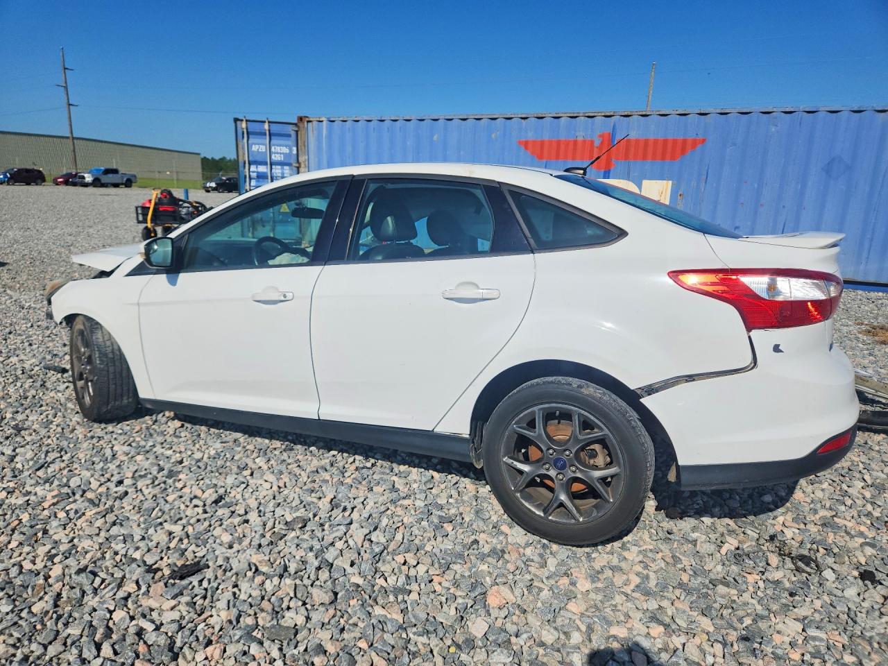 2013 Ford Focus Se White vin: 1FADP3F27DL302208