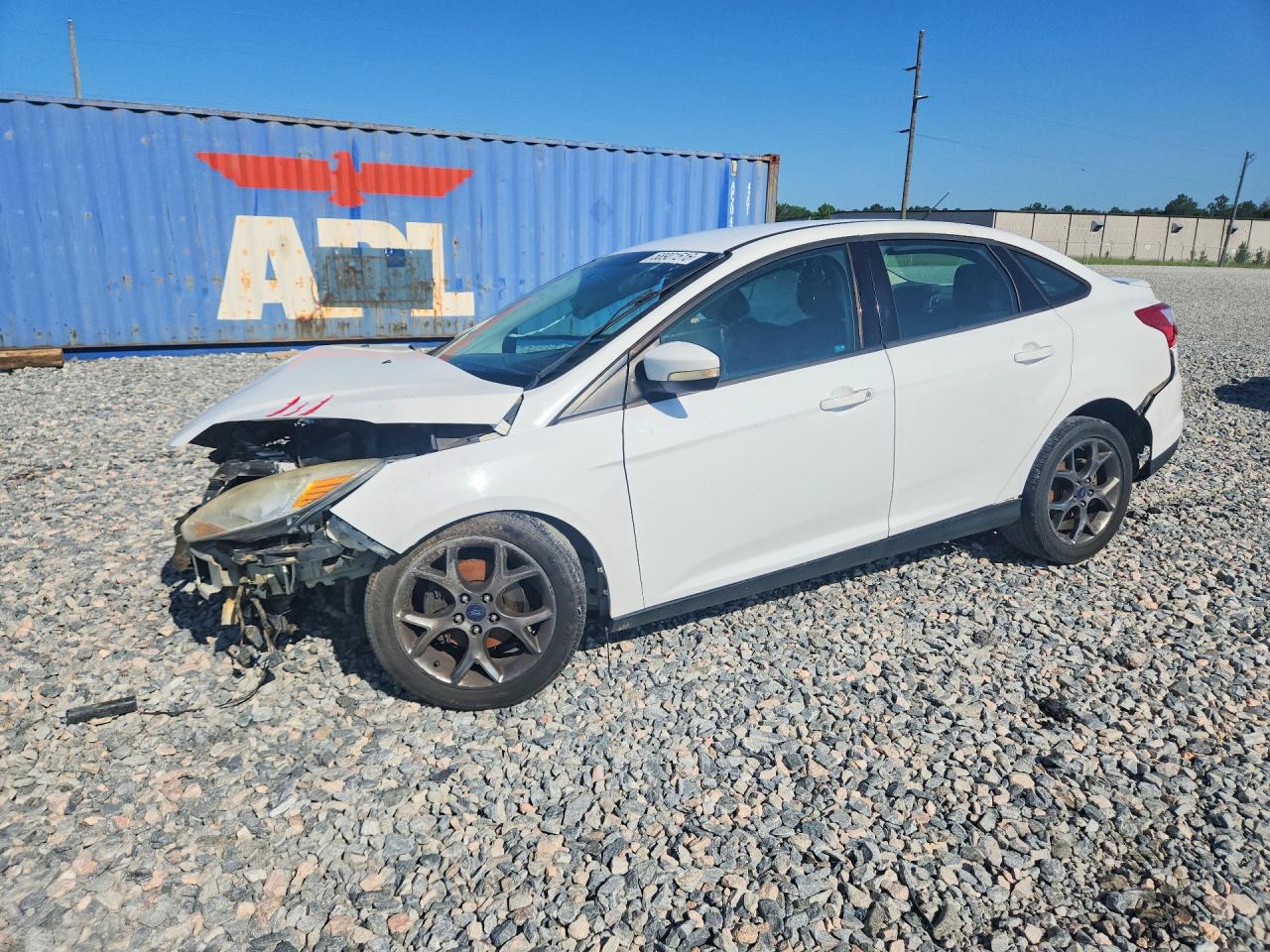 2013 Ford Focus Se Белый vin: 1FADP3F27DL302208