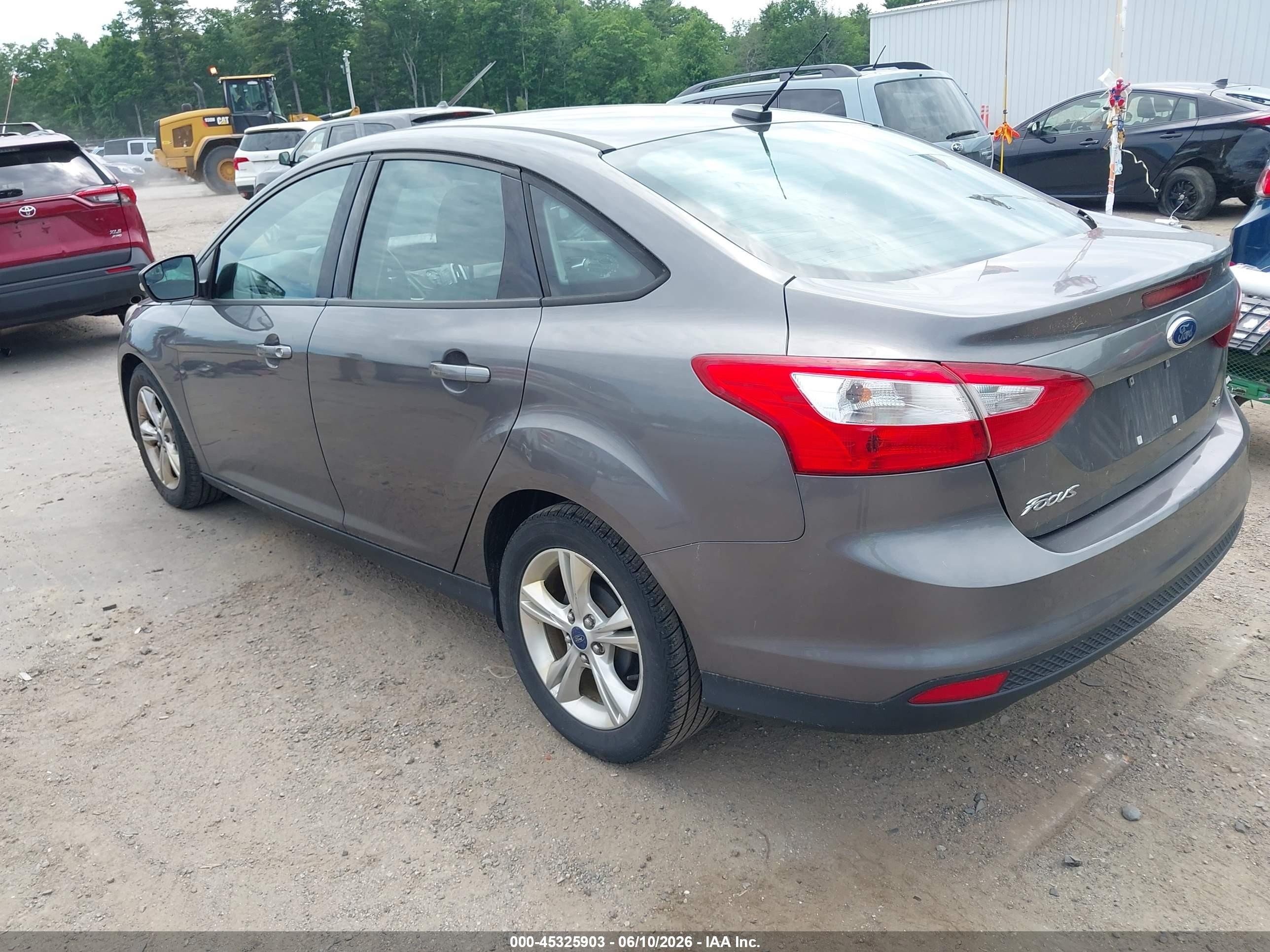 2013 Ford Focus Se Silver vin: 1FADP3F27DL326041