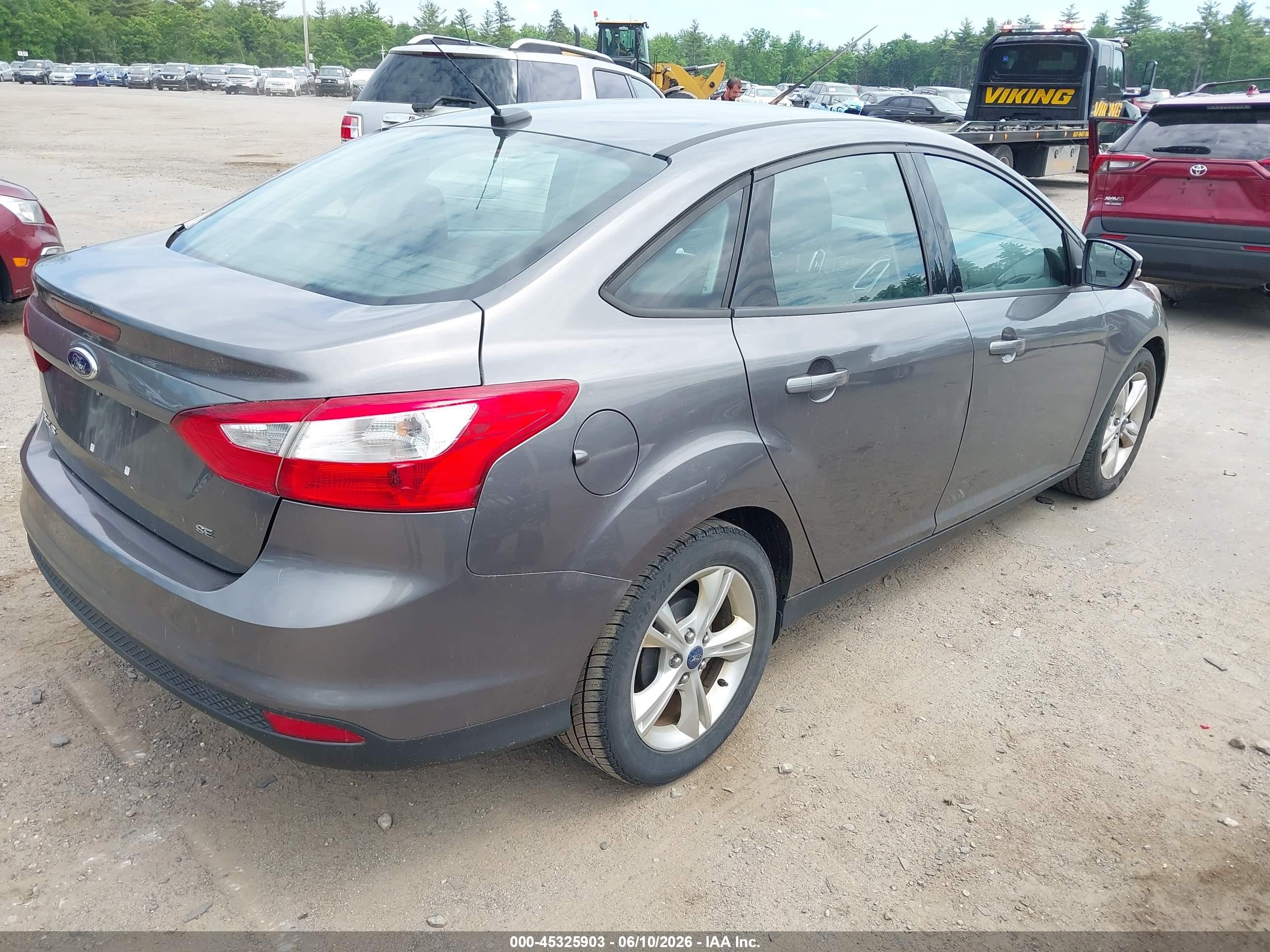 2013 Ford Focus Se Silver vin: 1FADP3F27DL326041