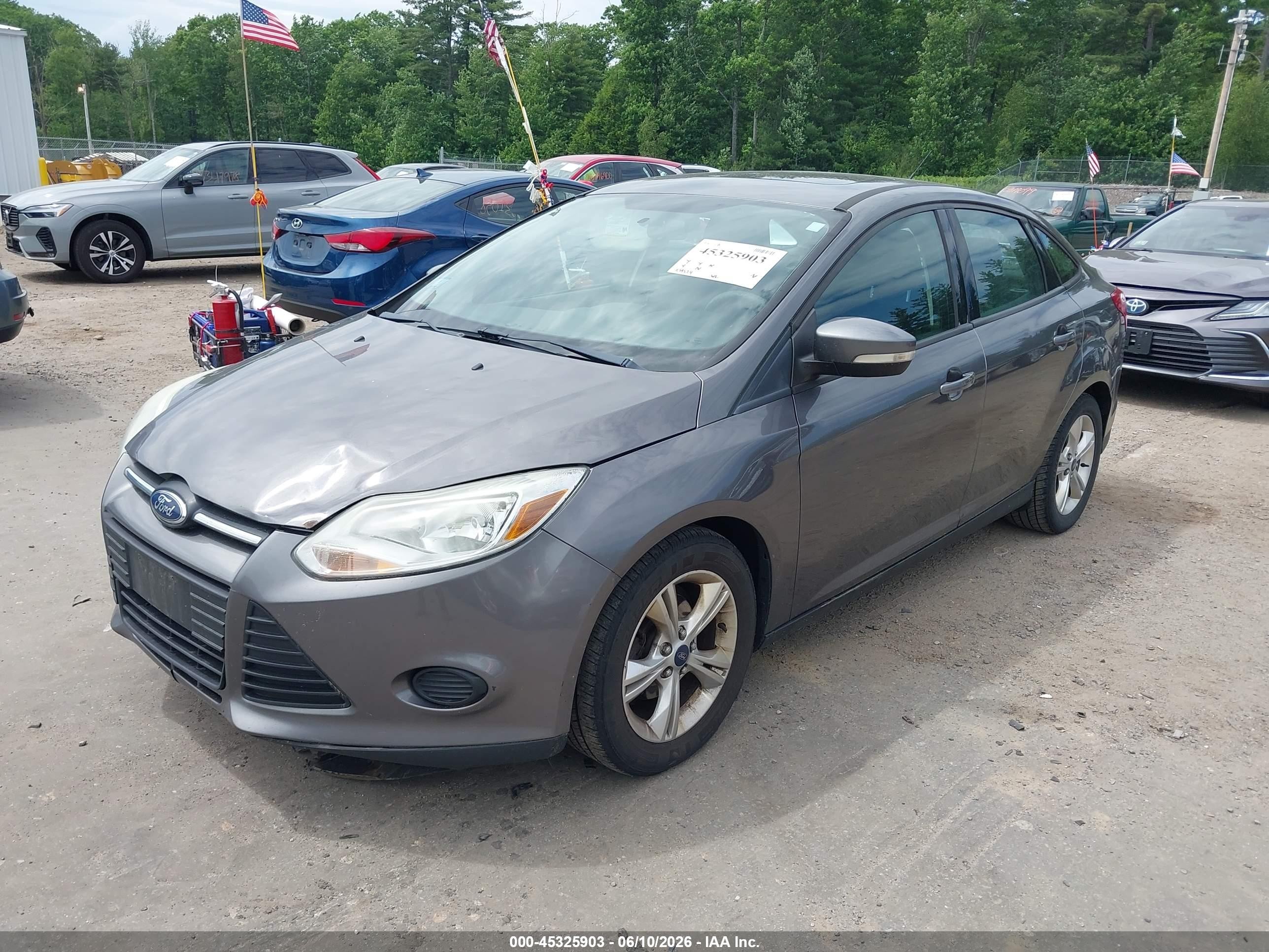 2013 Ford Focus Se Silver vin: 1FADP3F27DL326041