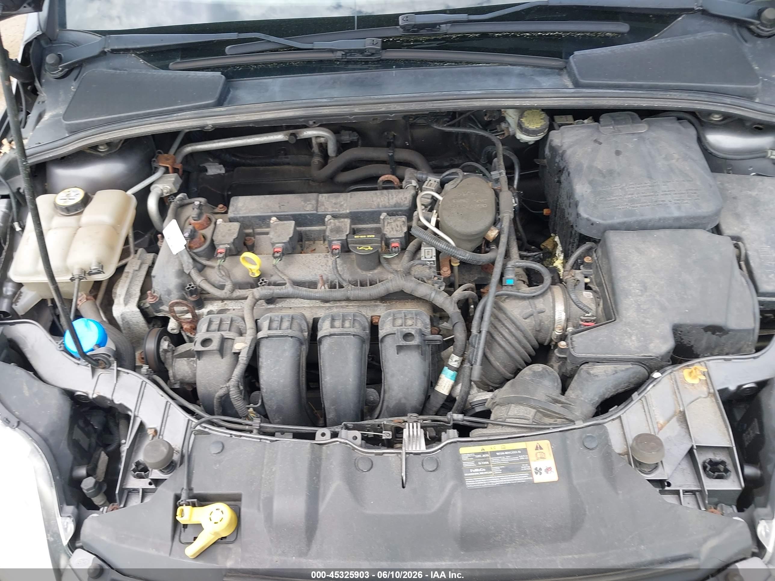 2013 Ford Focus Se Silver vin: 1FADP3F27DL326041