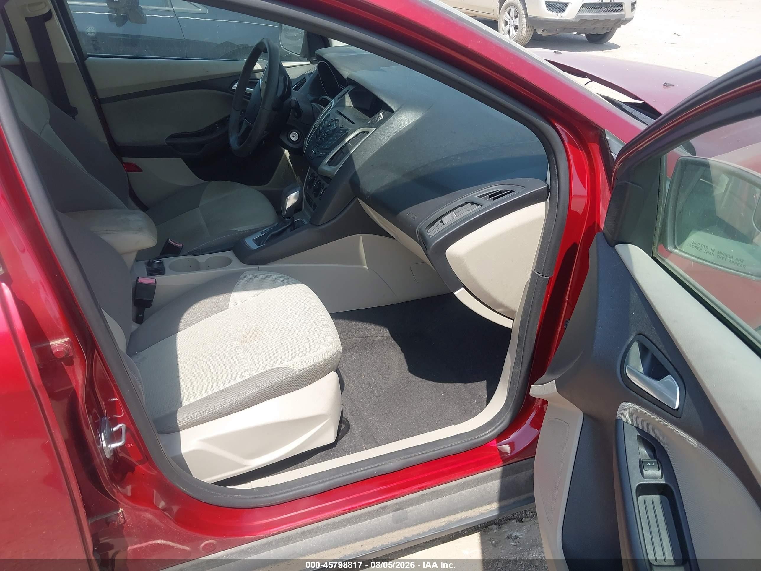 2013 Ford Focus Se Red vin: 1FADP3F27DL326931