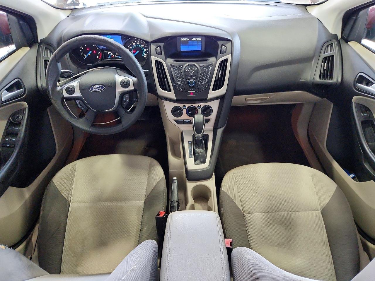 2013 Ford Focus Se Burgundy vin: 1FADP3F27DL327111