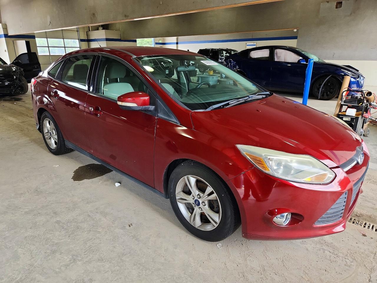 2013 Ford Focus Se Burgundy vin: 1FADP3F27DL327111