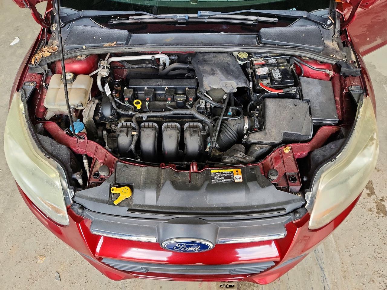 2013 Ford Focus Se Burgundy vin: 1FADP3F27DL327111