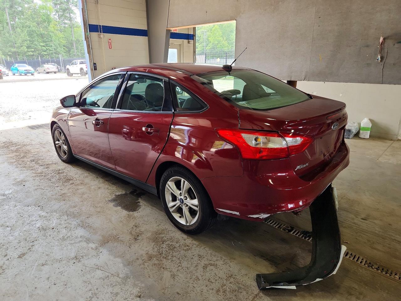 2013 Ford Focus Se Burgundy vin: 1FADP3F27DL327111