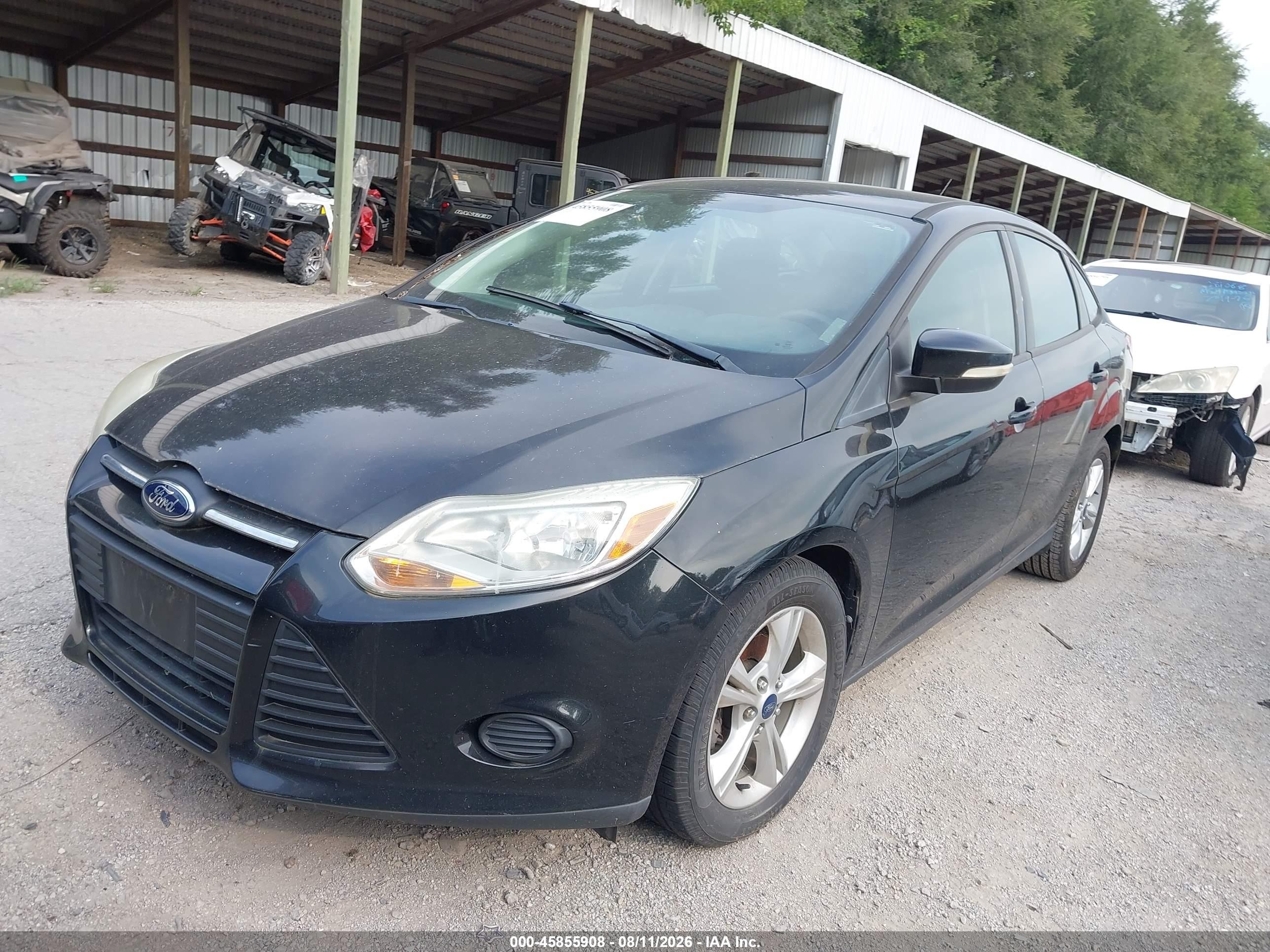 2013 Ford Focus Se Black vin: 1FADP3F27DL335290