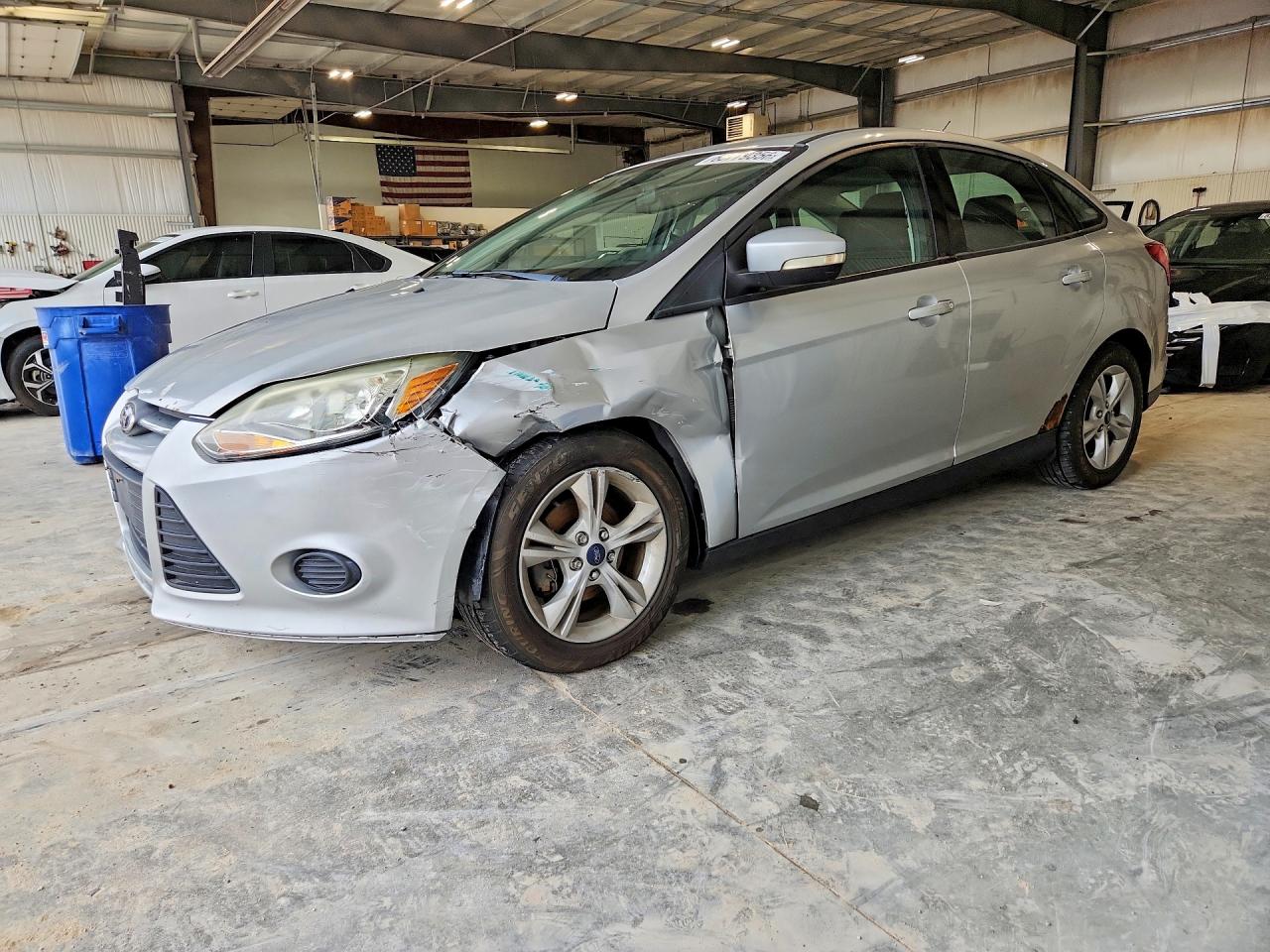 2013 Ford Focus Se Gray vin: 1FADP3F27DL337489