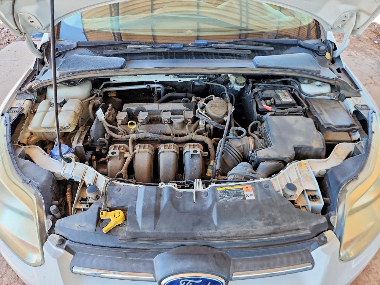 2013 Ford Focus Se White vin: 1FADP3F27DL348752