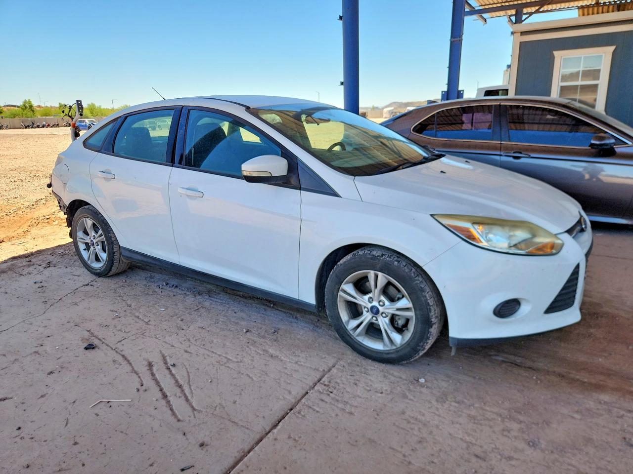 2013 Ford Focus Se White vin: 1FADP3F27DL348752