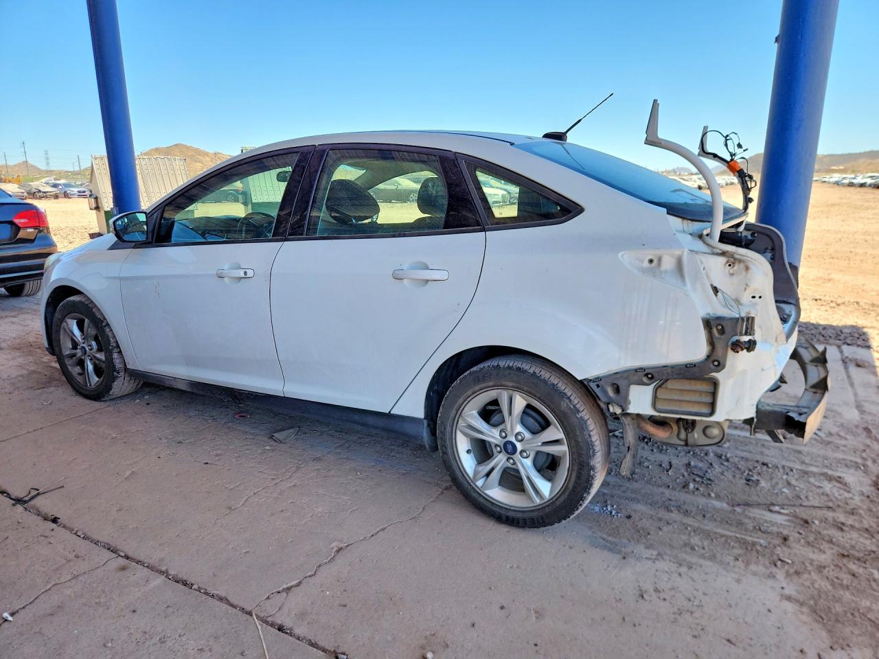 2013 Ford Focus Se White vin: 1FADP3F27DL348752