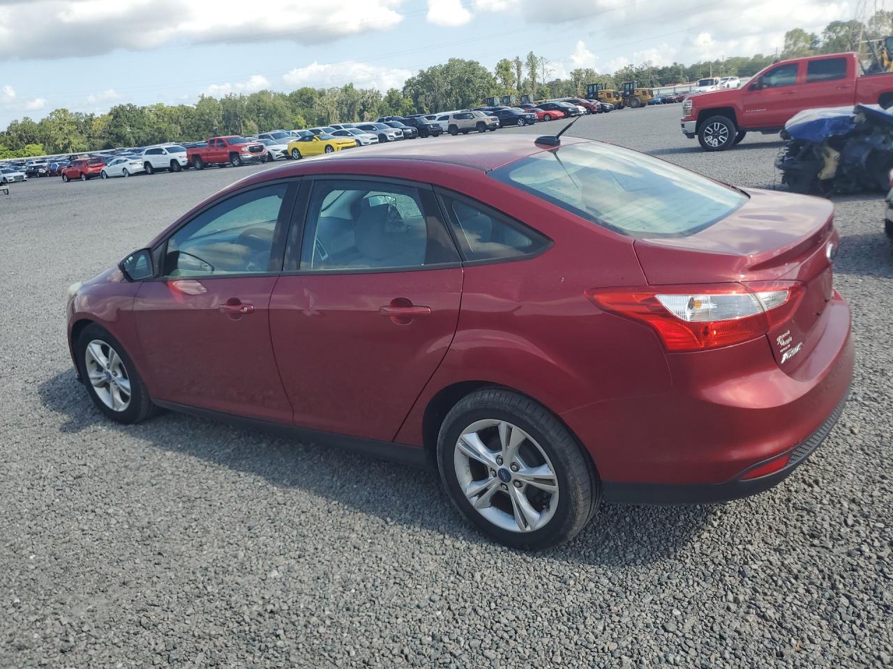 2013 Ford Focus Se Burgundy vin: 1FADP3F27DL349450
