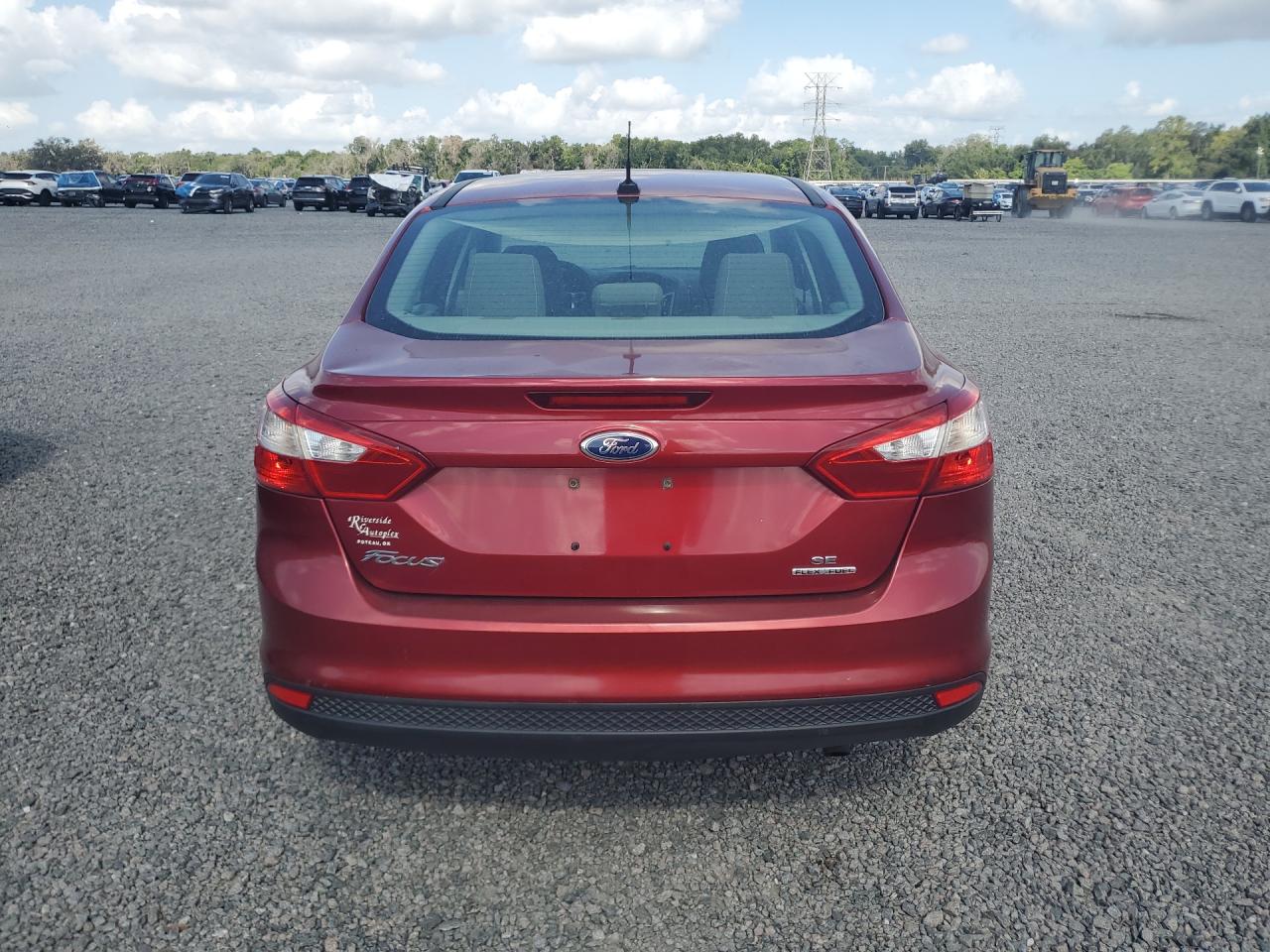 2013 Ford Focus Se Burgundy vin: 1FADP3F27DL349450