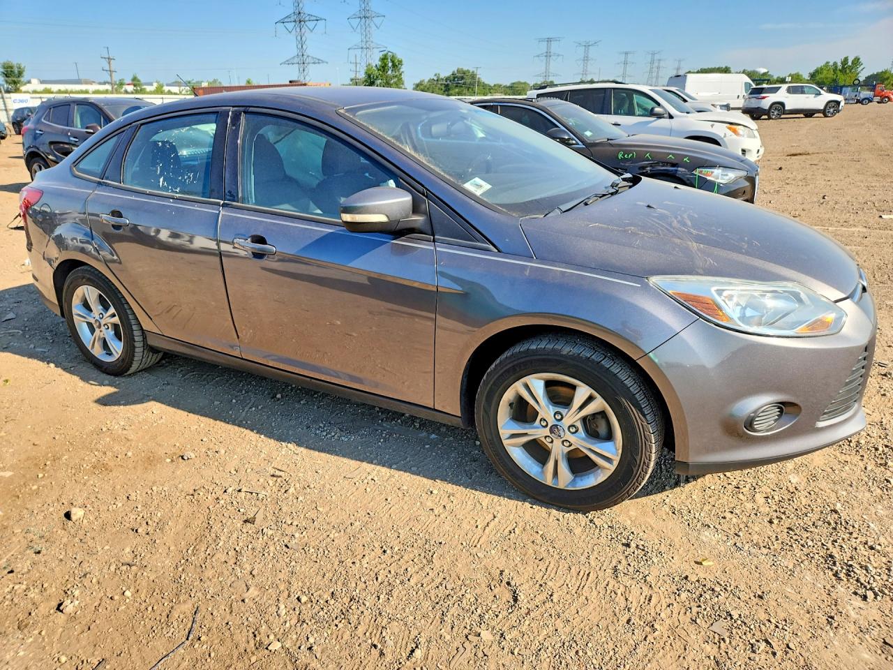 2013 Ford Focus Se Серый vin: 1FADP3F27DL350193