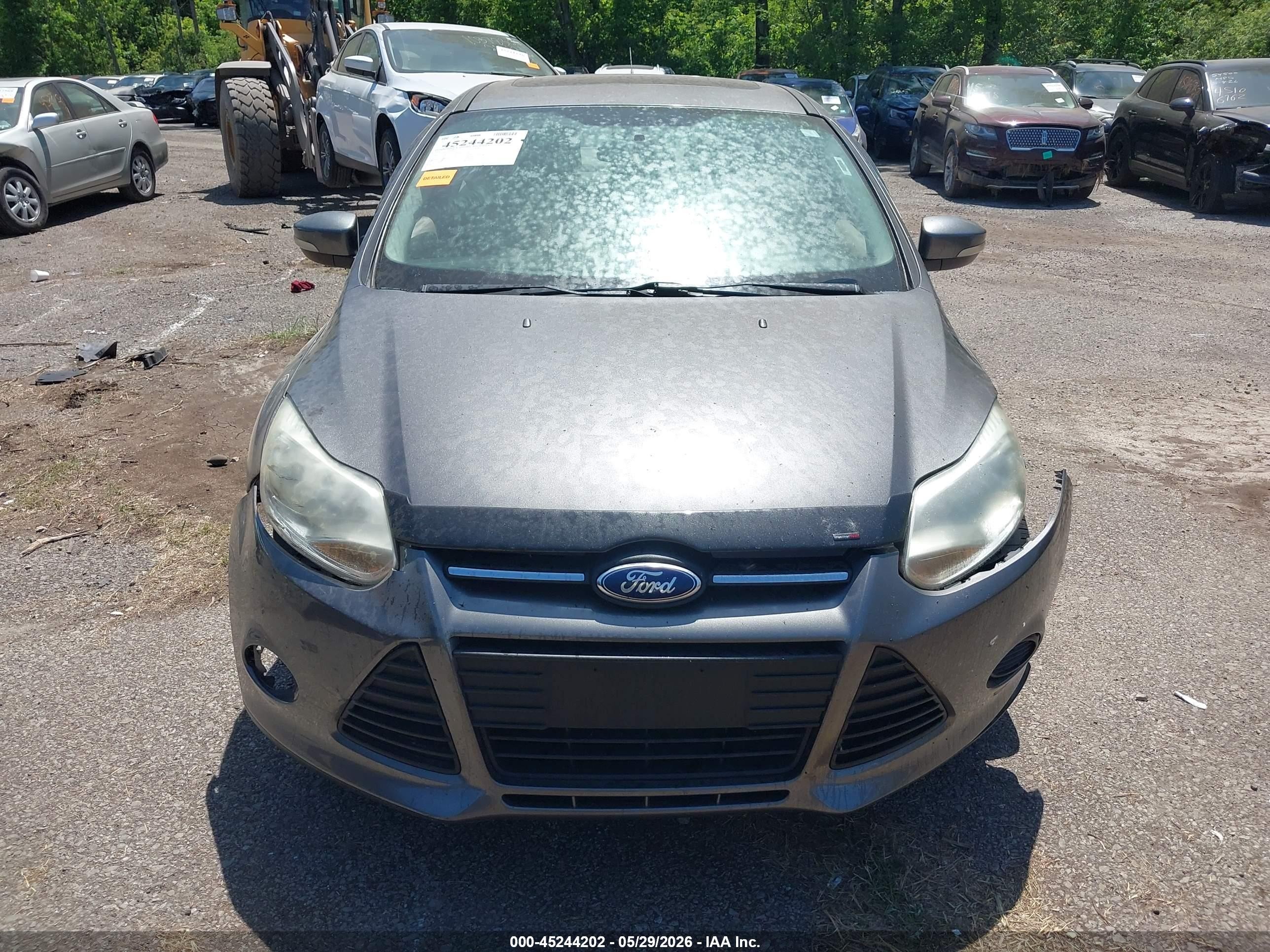 2013 Ford Focus Se Gray vin: 1FADP3F27DL351019