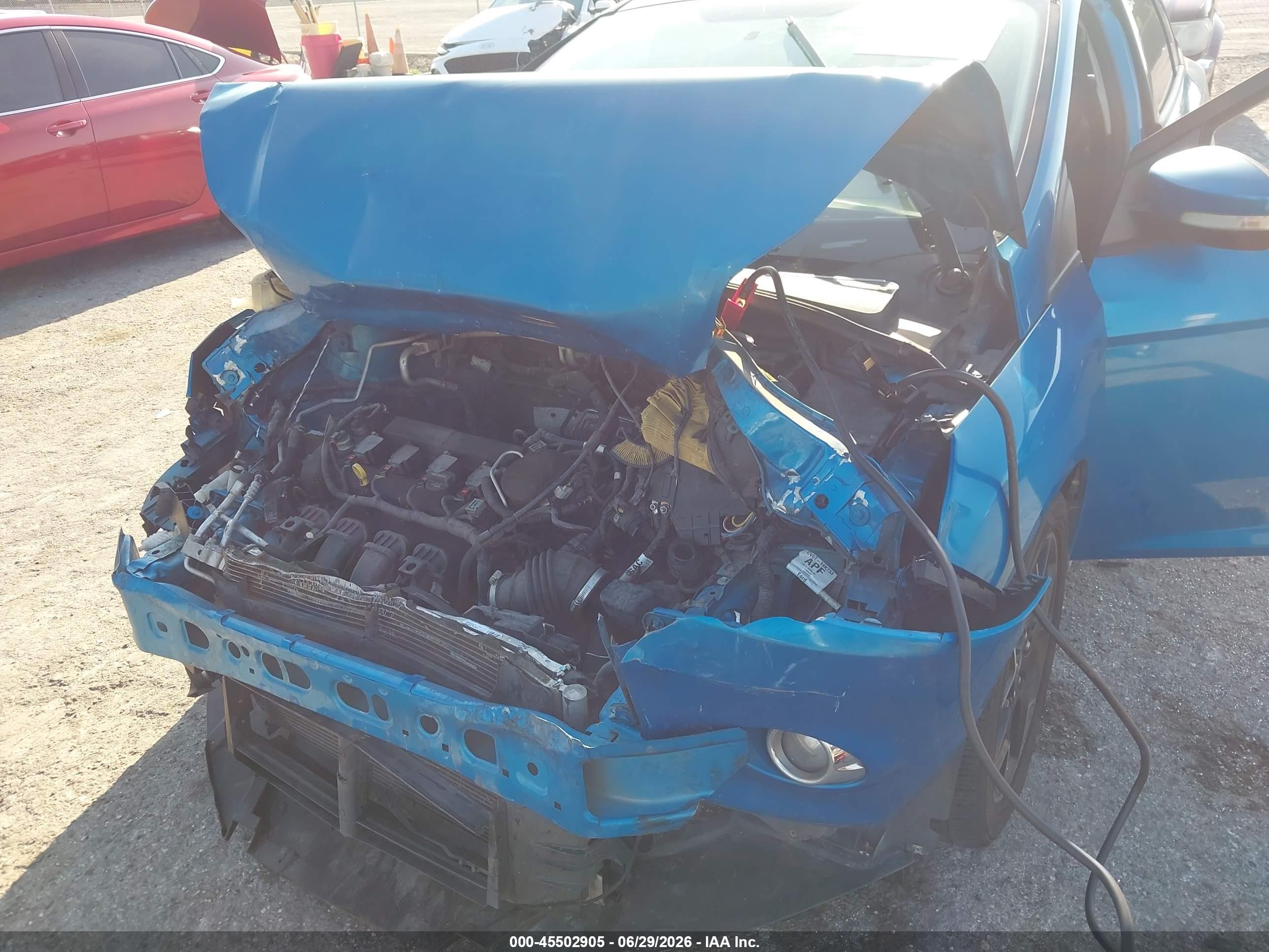 2013 Ford Focus Se Blue vin: 1FADP3F27DL359699