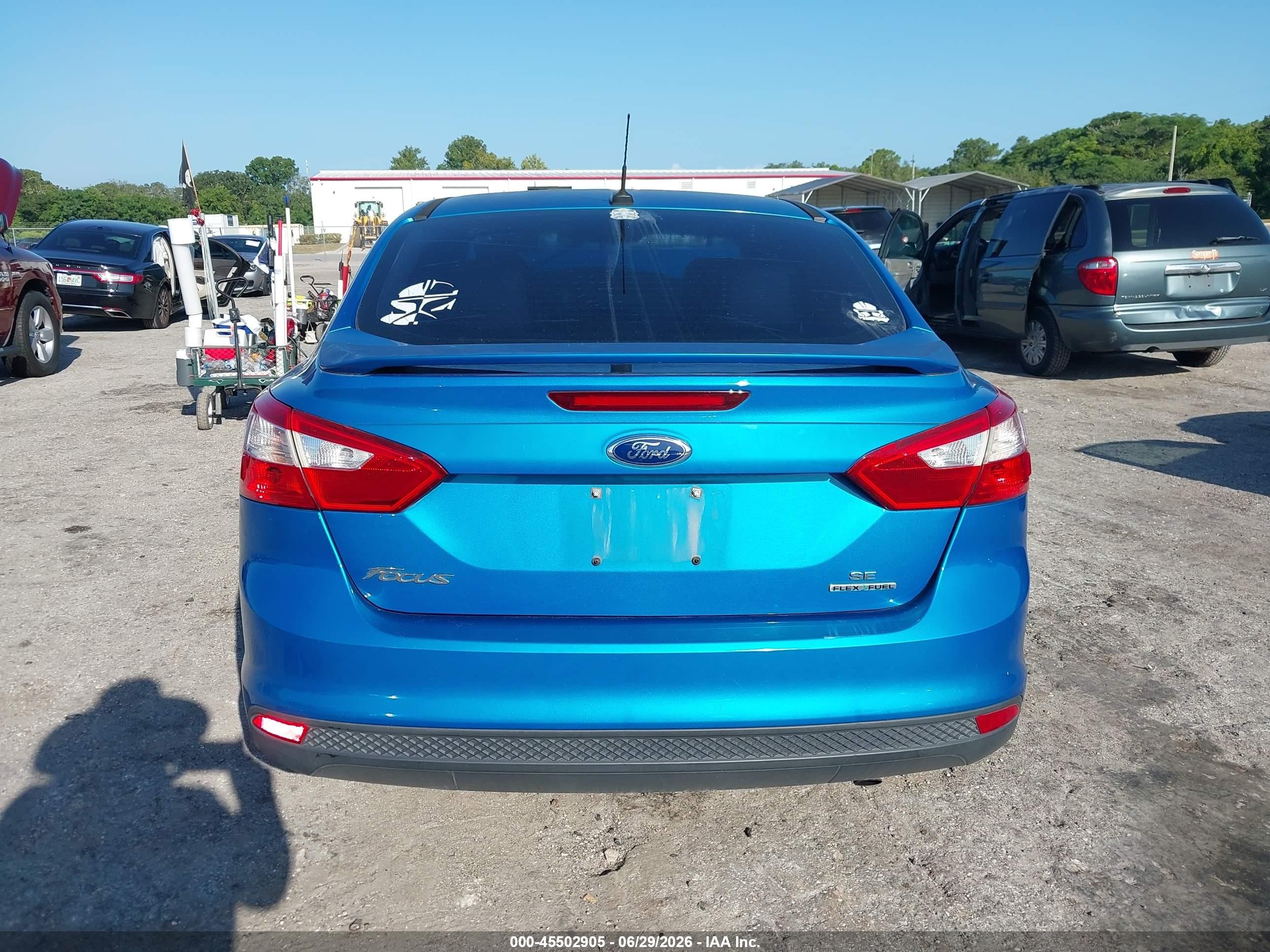 2013 Ford Focus Se Blue vin: 1FADP3F27DL359699