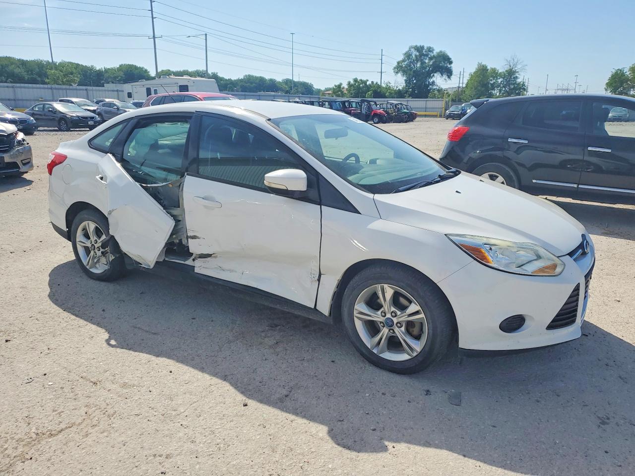 2013 Ford Focus Se Белый vin: 1FADP3F27DL361551