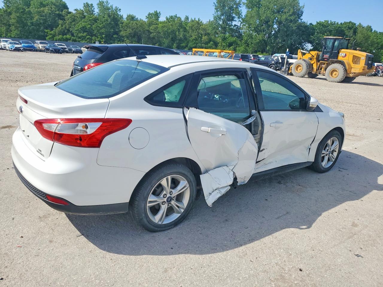 2013 Ford Focus Se Белый vin: 1FADP3F27DL361551