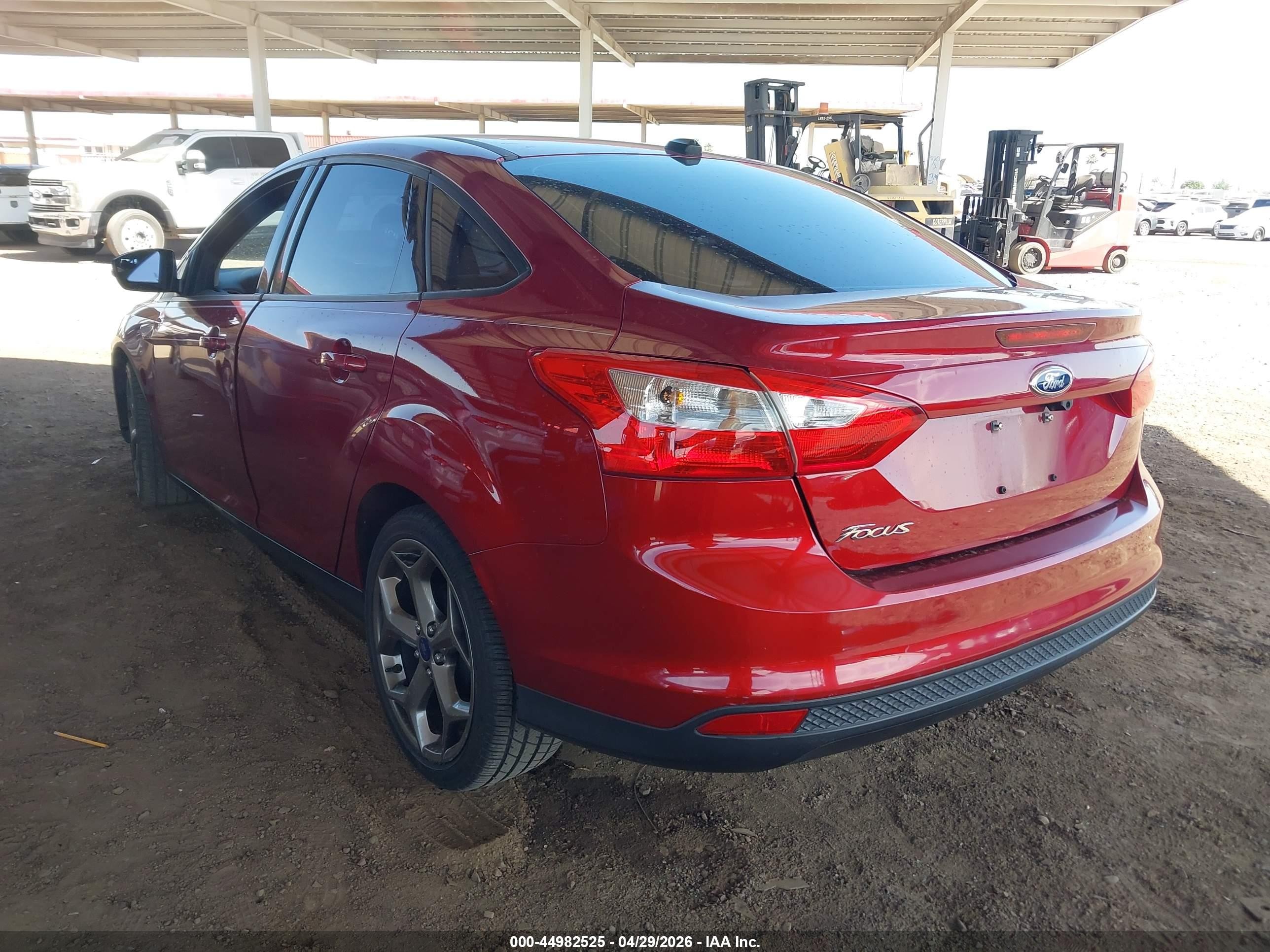 2013 Ford Focus Se Red vin: 1FADP3F27DL363204