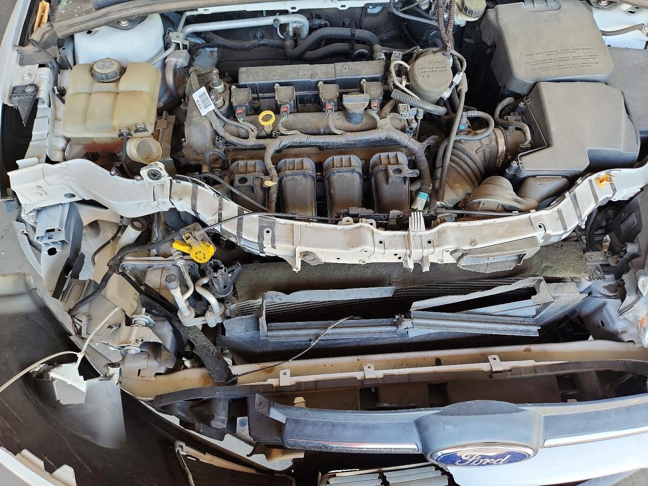 2013 Ford Focus Se White vin: 1FADP3F27DL363297