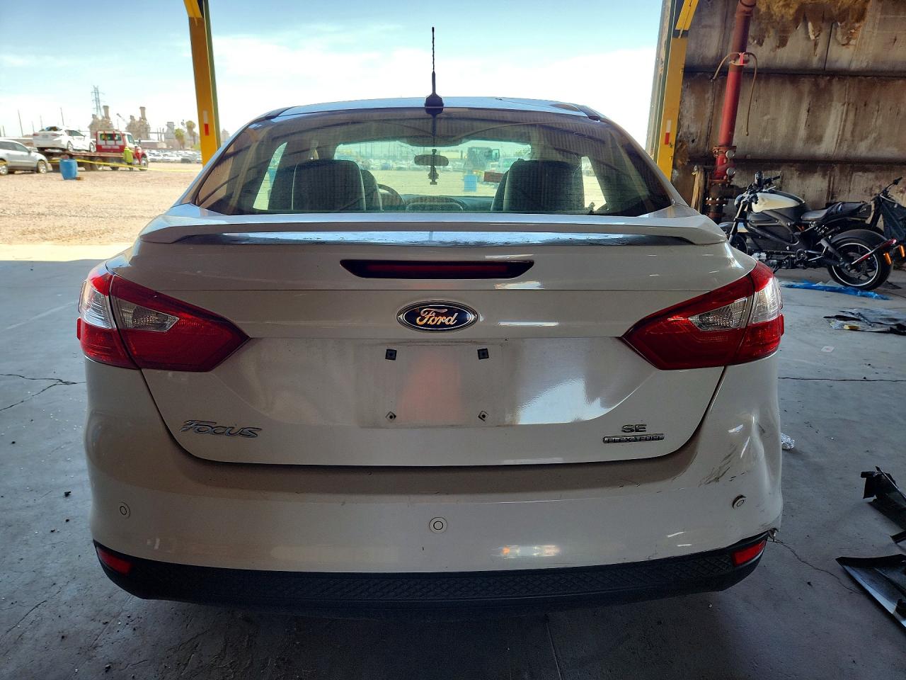 2013 Ford Focus Se White vin: 1FADP3F27DL363297